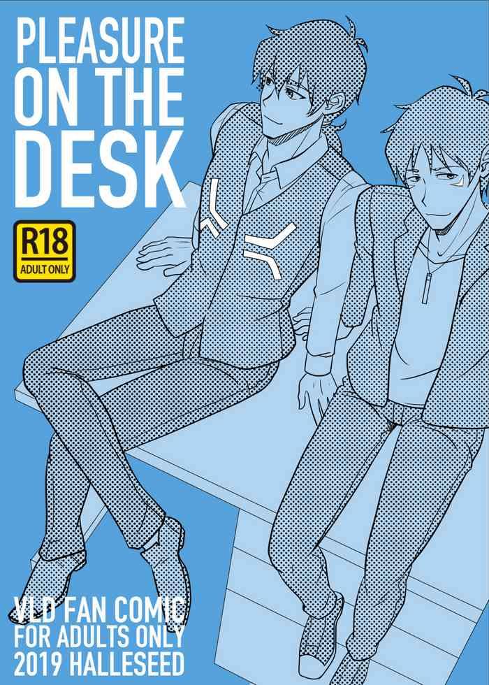 pleasure on the desk cover