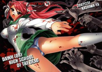 sc39 kashiwa ya hiyo hiyo dawn or high school of the dead gakuen mokushiroku highschool of the dead cover